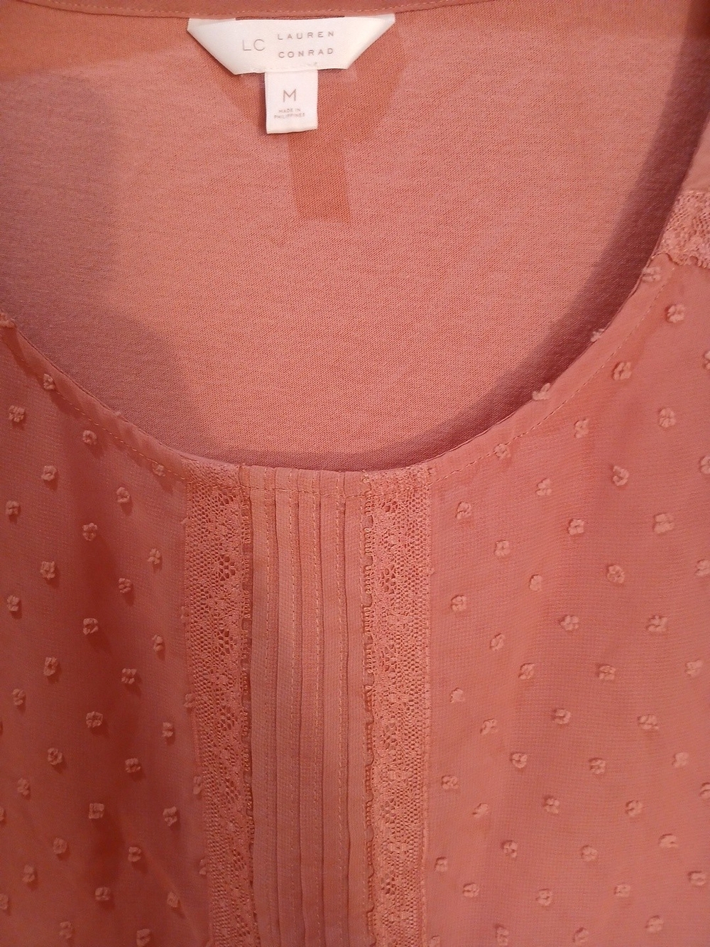 LC Lauren Conrad Dusty Rose Top